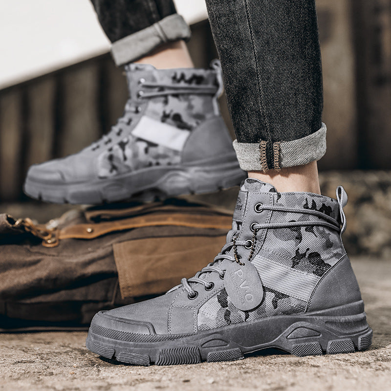 Discover the Ultimate in Style and Functionality with Our Camouflage Tooling Men Boots